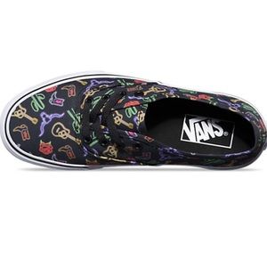 Vans western black neon lights women’s size 5.5
